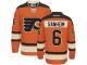 #6 Authentic Travis Sanheim Black Adidas NHL Alternate Youth Jersey Philadelphia Flyers