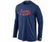 Atlanta Braves Long Sleeve T-Shirt Dark Blue