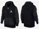 Atlanta Braves Nike Logo Zipper Campaign Hoodie - Black