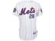 Daniel Murphy New York Mets Majestic Authentic Player Jersey with 2015 World Series Patch - White Royal