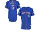 David Wright New York Mets Majestic Authentic Player Jersey with 2015 World Series Patch - Royal