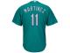 Edgar Martinez Seattle Mariners Majestic Official Cool Base Player Jersey - Teal