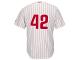 Jackie Robinson Philadelphia Phillies Majestic Cool Base Jersey - White Red