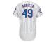 Jake Arrieta Chicago Cubs Majestic Flexbase Authentic Collection Jersey with 100 Years at Wrigley Field Commemorative Patch - White Royal