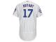 Kris Bryant Chicago Cubs Majestic Flexbase Authentic Collection Jersey with 100 Years at Wrigley Field Commemorative Patch - White Royal