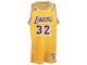 Magic Johnson Los Angeles Lakers adidas Hardwood Classics Swingman Jersey C Gold