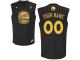 Men adidas Golden State Warriors Custom Fashion Replica Jersey - Black