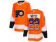 Men Adidas Philadelphia Flyers #22 Dale Weise Orange USA Flag Fashion NHL Jersey