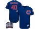 Men Majestic Chicago Cubs #40 Willson Contreras Royal Blue Alternate 2016 World Series Bound Flexbase Authentic Collection MLB Jersey