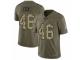 Men Nike Baltimore Ravens #46 Morgan Cox Limited Olive/Camo Salute to Service NFL Jersey