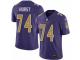 Men Nike Baltimore Ravens #74 James Hurst Limited Purple Rush Vapor Untouchable NFL Jersey