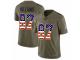 Men Nike Baltimore Ravens #87 Maxx Williams Limited Olive/USA Flag Salute to Service NFL Jersey
