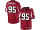 Men Nike NFL Atlanta Falcons #95 Jonathan Babineaux Home Red Limited Jersey