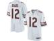 Men Nike NFL Chicago Bears #12 David Fales Road White Limited Jersey