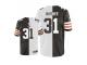 Men Nike NFL Cleveland Browns #31 Donte Whitner TeamRoad Two Tone Limited Jersey