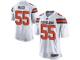 Men Nike NFL Cleveland Browns #55 Alex Mack Road White Game Jersey