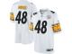 Men Nike NFL Pittsburgh Steelers #48 Bud Dupree Road White Limited Jersey