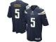 Men Nike NFL San Diego Chargers #5 Mike Scifres Home Navy Blue Game Jersey