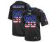 Men Nike NFL Tennessee Titans #98 Brian Orakpo Black USA Flag Fashion Limited Jersey