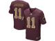 Men Nike NFL Washington Redskins #11 DeSean Jackson Authentic Elite Burgundy Red 80th Anniversary Jersey