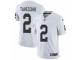 Men Nike Oakland Raiders #2 Giorgio Tavecchio White Vapor Untouchable Limited Player NFL Jersey