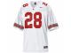 Men Nike Ohio State Buckeyes #28 Dominic Clarke White Authentic NCAA Jersey