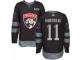 Men's Adidas Florida Panthers #11 Jonathan Huberdeau Premier Black 1917-2017 100th Anniversary NHL Jersey