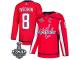 Men's Adidas Washington Capitals #8 Alex Ovechkin Red Home Premier 2018 Stanley Cup Final NHL Jersey