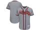 Men's Atlanta Braves Majestic Gray 2019 Road Authentic Collection Flex Base Team Jersey