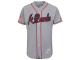Men's Atlanta Braves Majestic Gray Fashion  Stars & Stripes 2016 Independence Day  Flex Base Jersey
