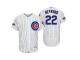 Men's Cubs 2018 Postseason White Jason Heyward Flex Base Home Jersey