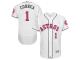 Men's Houston Astros Carlos Correa Majestic White Home 2016 Mother's Day Flex Base Jersey