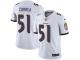 Men's Limited Kamalei Correa #51 Nike White Road Jersey - NFL Baltimore Ravens Vapor Untouchable