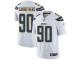 Men's Limited Ryan Carrethers #90 Nike White Road Jersey - NFL Los Angeles Chargers Vapor Untouchable