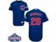 Men's Majestic Chicago Cubs #28 Kyle Hendricks Royal Blue Alternate 2016 World Series Champions Flexbase Authentic Collection MLB Jersey