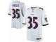Men's Nike Baltimore Ravens #35 Shareece Wright Limited White NFL Jersey
