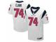 Men's Nike Houston Texans #74 Chris Clark Elite White NFL Jersey
