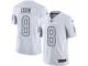 Men's Nike Oakland Raiders #8 Connor Cook Limited White Rush NFL Jersey