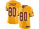 Men's Nike Washington Redskins #80 Jamison Crowder Limited Gold Rush NFL Jersey