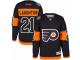 Men's Reebok Philadelphia Flyers #21 Scott Laughton Premier Black 2017 Stadium Series NHL Jersey