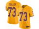 Men's Washington Redskins #73 Chase Roullier Limited Gold Rush Vapor Untouchable Football Jersey