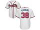 MLB Atlanta Braves #38 Arodys Vizcaino Men White Cool Base Jersey