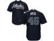 MLB Atlanta Braves #46 Ian Krol Men Blue Cool Base Jersey