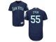 MLB Seattle Mariners #55 Tony Zych Men Navy Blue Authentic Flexbase Collection Jersey