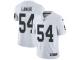 Nike Emmanuel Lamur Limited White Road Men's Jersey - NFL Oakland Raiders #54 Vapor Untouchable