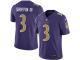 Nike Robert Griffin III Limited Purple Men's Jersey - NFL Baltimore Ravens #3 Rush Vapor Untouchable