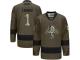 Panthers #1 Roberto Luongo Green Salute to Service Stitched NHL Jersey