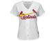 St. Louis Cardinals Majestic Women's Cool Base Custom Jersey - White
