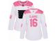 Women Adidas Philadelphia Flyers #16 Bobby Clarke White/Pink Fashion NHL Jersey