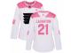 Women Adidas Philadelphia Flyers #21 Scott Laughton White/Pink Fashion NHL Jersey